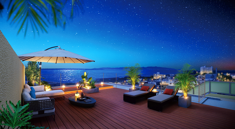 PRIVATE ROOFTOP TERRACE